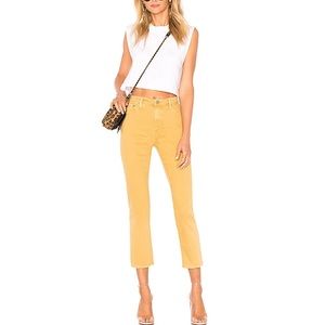 AG The Isabelle High Waist Crop Straight Jeans 32